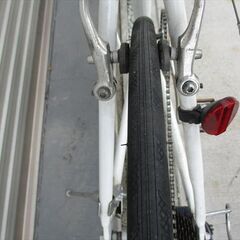 E732★17800円★整備済み クロスバイク中古自転車【アサヒ　ウイークエンドバイク　白　51㎝アルミ】の画像