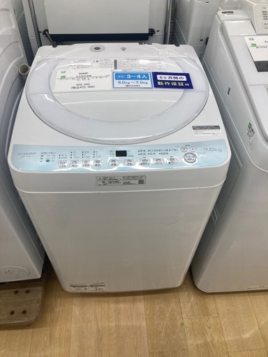 トレファク イオンモール常滑店】全自動洗濯機SHARP ES-T714 2021年製