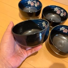 かわいい！花柄茶碗、ごはん茶碗、汁茶碗の画像