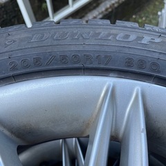 BMW Mスポーツホイールとスタッドレスの画像