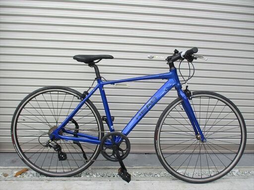E733★16800円★整備済み スポーツ中古自転車 【クロスバイク　HEAD　青　49㎝　アルミフレーム】