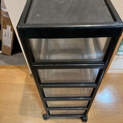 5段引き出し　収納ケース　の画像