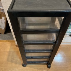 5段引き出し　収納ケース　の画像