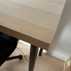 【IKEA】ワークデスク・回転チェア 美品の画像