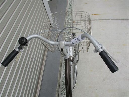 E735☆限定特価☆ 中古自転車 【26インチ軽快車茶色LEDダイナモライト