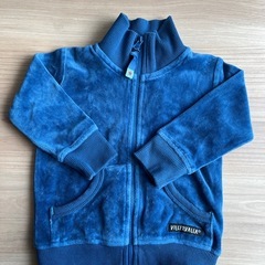 北欧子供服 Villervalla 74  ブルゾン　アウター　ブルーの画像