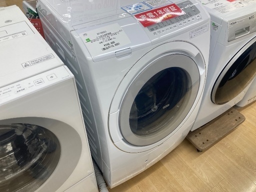 【トレファク イオンモール常滑店】ドラム式洗濯乾燥機　HITACHI BD-SG110J 2023年製をご紹介！