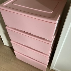 【お渡し決定】nitori  衣類収納ケース　積立引き出し 4個の画像