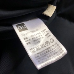 お取引中　GU　レディース　フード付きベストダウン　リバーシブルの画像