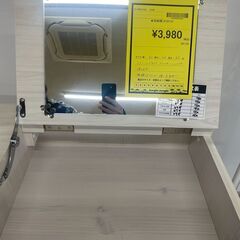 【ジャングルジャングル滋賀草津店】ジモティ来店特価‼ 収納棚 オフホワイト J-251286の画像