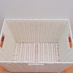 ニトリ 手編み風ペーパーバスケット ライラ3 レギュラー グレーの画像