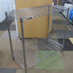 ルミナス 幅90㎝ 2段 スチールラック 奥46×高90㎝ 収納  メタルラック 棚板2枚 札幌 北20条店の画像