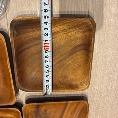 ウッド食器&ミッキーマウスプレートセットの画像