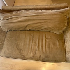 【0円・無料】ニトリ ソファ 2人掛け／2017年購入（目黒区） の画像