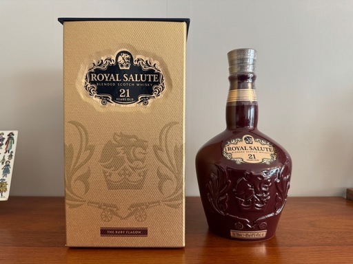 ロイヤルサルート 21年 未開栓赤ボトル