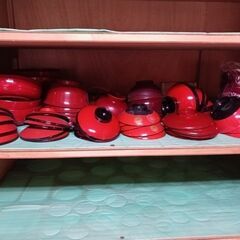 朱塗り　お椀　セットの画像