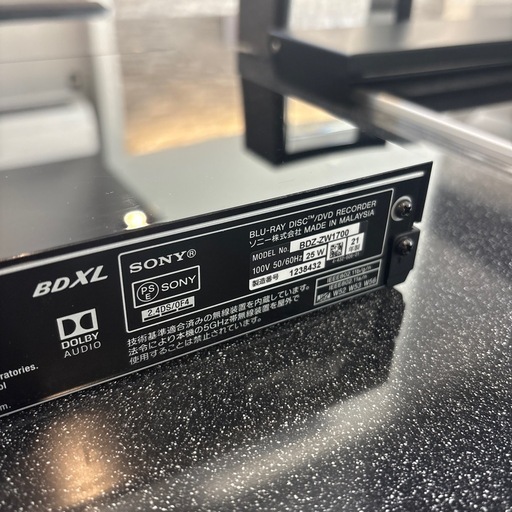✅SONY　DVDデッキ