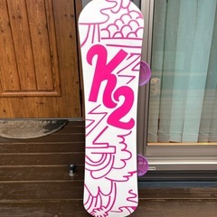 K2 キッズスノーボード3点セットの画像
