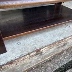 木製　ローテーブルの画像