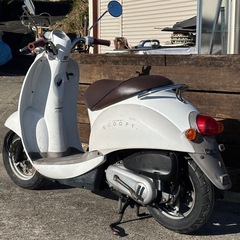 【注目!!】◆ホンダ　スクーピー◆AF55 白◆インジェクション◆水冷の画像