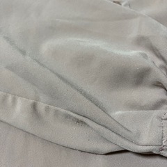 薄紫色 長袖ブラウス ボタン付き　110の画像