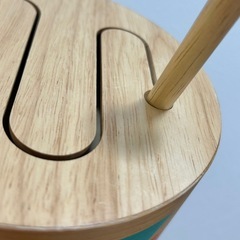 クラシックドラム　木製　赤ちゃん　おもちゃの画像