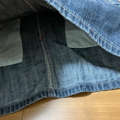 デニム ジャンバースカート 100の画像