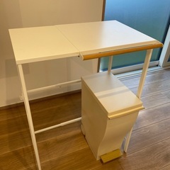 伸縮 ゴミ箱上ラック 【山崎実業 tower】の画像