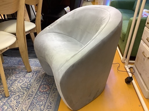 【リサイクルサービス八光】幅62cm　エアストレッチソファ　グレー