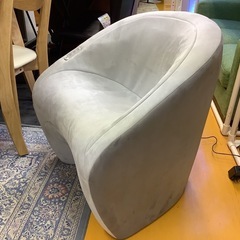 【リサイクルサービス八光】幅62cm　エアストレッチソファ　グレーの画像