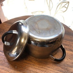 安心ステンレス製両手鍋の画像