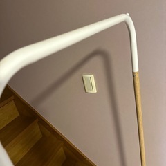 ニトリハンガーラック　スリム　ホワイトの画像