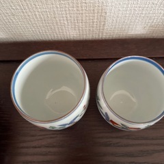 未使用品 有田焼 夫婦湯呑みの画像