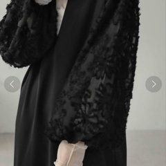 新品未使用 Bab ボリュームスリーブ2WAYワンピース　オケージョンワンピースの画像