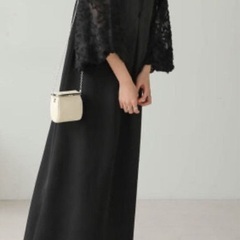 新品未使用 Bab ボリュームスリーブ2WAYワンピース　オケージョンワンピースの画像