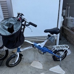 ☆格安☆【自転車折り畳み車 モバイリーワン MOBILLY ONE 12インチ ブルー の画像