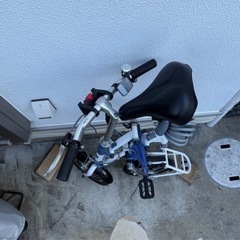 ☆格安☆【自転車折り畳み車 モバイリーワン MOBILLY ONE 12インチ ブルー の画像