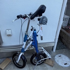 ☆格安☆【自転車折り畳み車 モバイリーワン MOBILLY ONE 12インチ ブルー の画像