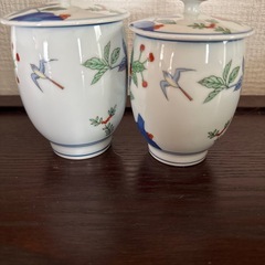 未使用品 有田焼 夫婦湯呑みの画像