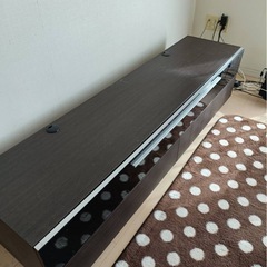 守谷市駅近く　TVテレビ台コンセント扉蓋つき収納 　物置き台としても活用の画像