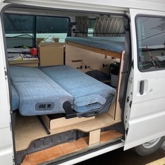 バネット・ボンゴ　ガソリン AT 4WD車中泊 キャンプ 災害　防災の画像