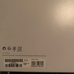 surface pro4 Windows11 箱の画像