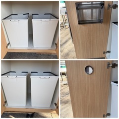 木目 ダストボックス【ゴミ箱】の画像