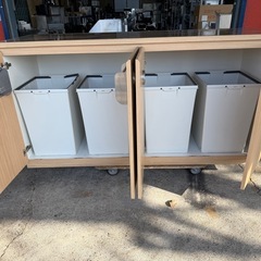 木目 ダストボックス【ゴミ箱】の画像