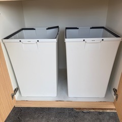 木目 ダストボックス【ゴミ箱】の画像