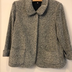 アルパカ　ウール　ミンク　婦人コートの画像