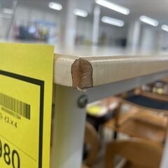 【ジャングルジャングル滋賀草津店】ジモティ来店特価‼ ダイニングセット オフホワイト イス×4 J-251289の画像