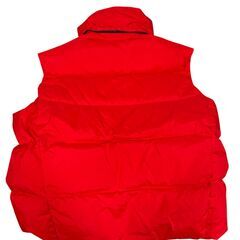 【美品】POLO RALPH LAUREN（ポロ ラルフローレン） ダウンベスト レッド Lサイズ フードなしの画像
