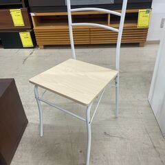 【ジャングルジャングル滋賀草津店】ジモティ来店特価‼ ダイニングセット オフホワイト イス×4 J-251289の画像