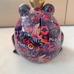 ポンピドゥ　カエル　貯金箱の画像